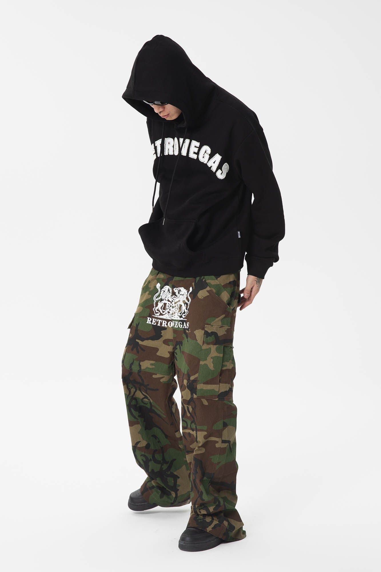RTVG Pearl Drawstring Fleece Hoodie-Hoodie-S-Free Shipping Leatheretro