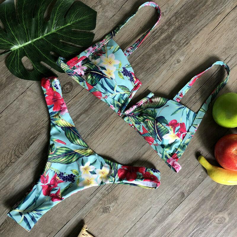 Women Summert Sexy Swimwear-Women Swimwear-Floral-S-Free Shipping Leatheretro