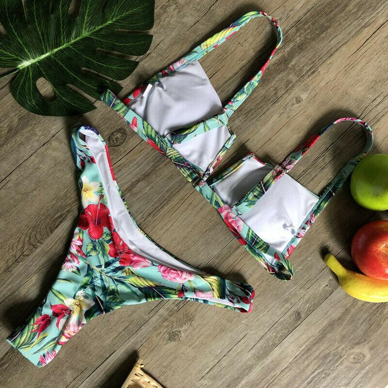 Women Summert Sexy Swimwear-Women Swimwear-Floral-S-Free Shipping Leatheretro