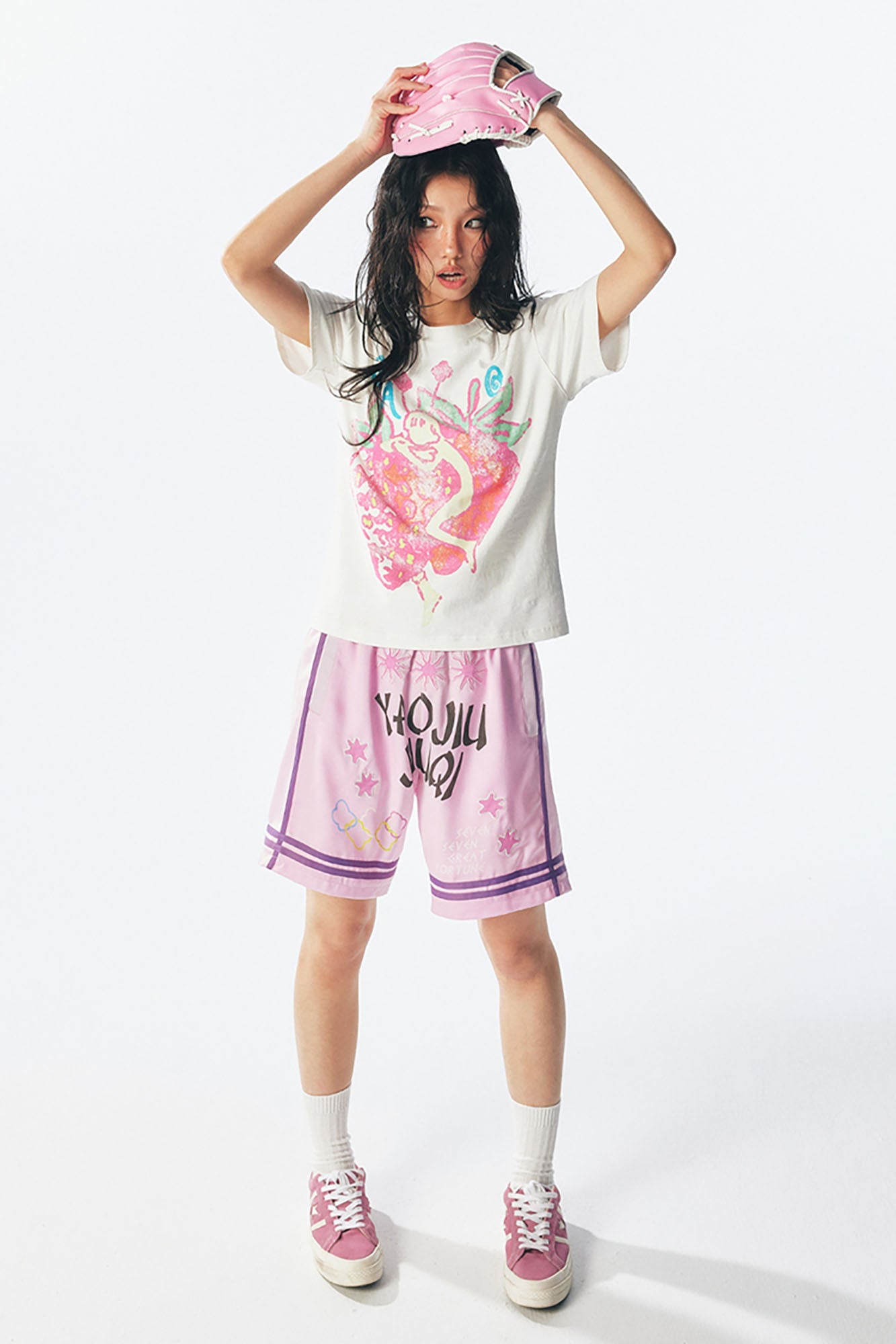 1997 POSTOFFICE Strawberry Fairy Tee-T Shirt-S-White-Free Shipping Leatheretro