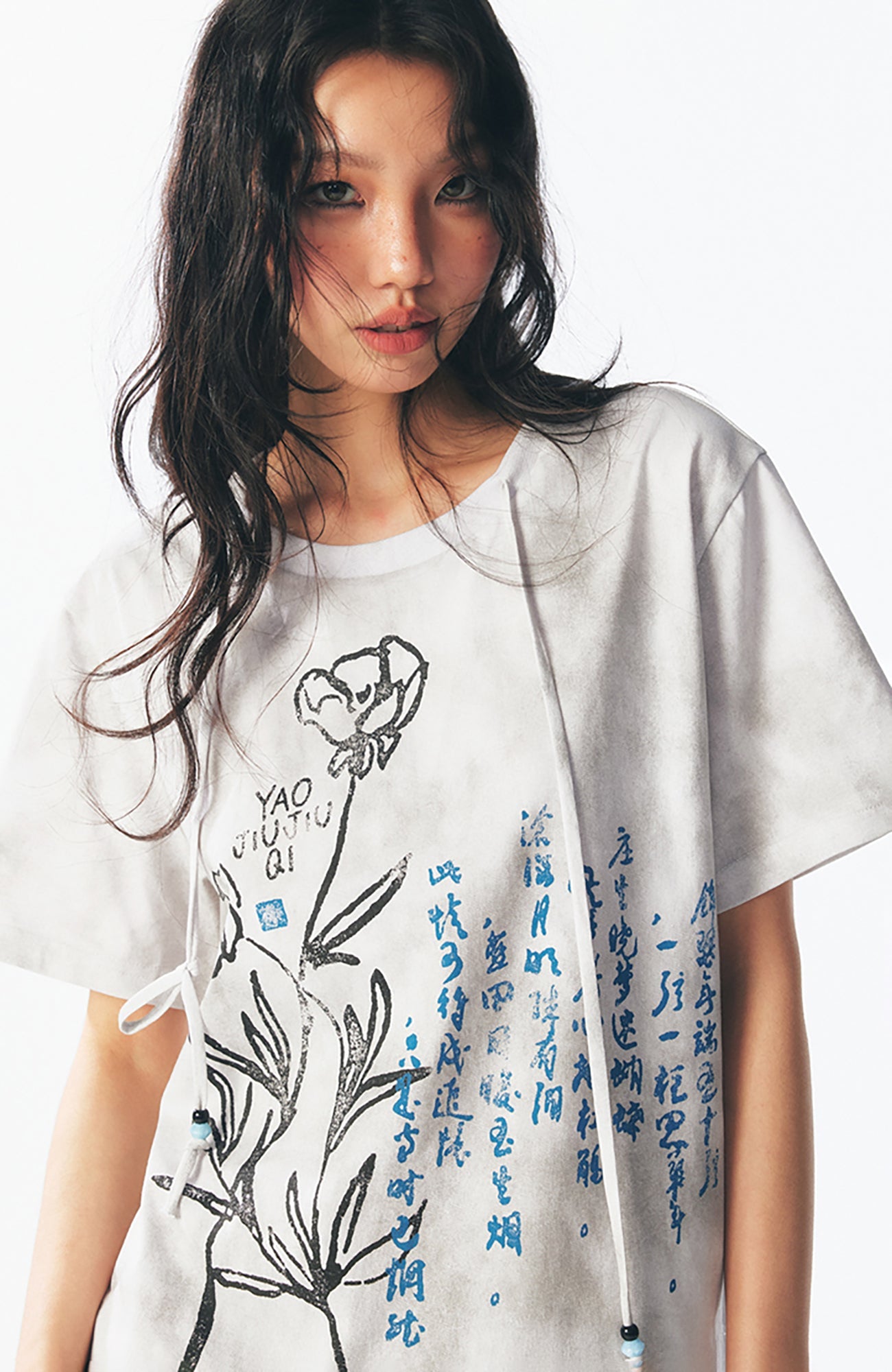 1997 POSTOFFICE Floral Script Graphic T-Shirt-T Shirt-S-Free Shipping Leatheretro