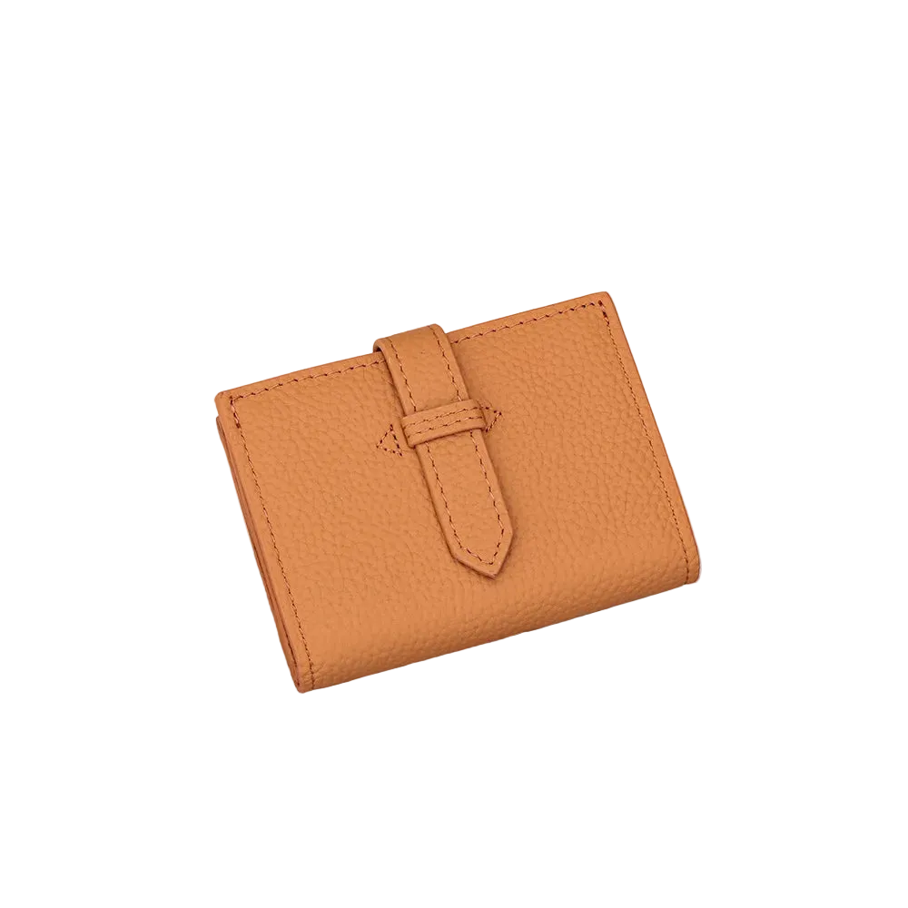 Luxury Design Genuine Leather Small Wallet-Wallets & Money Clips-Black-Free Shipping Leatheretro