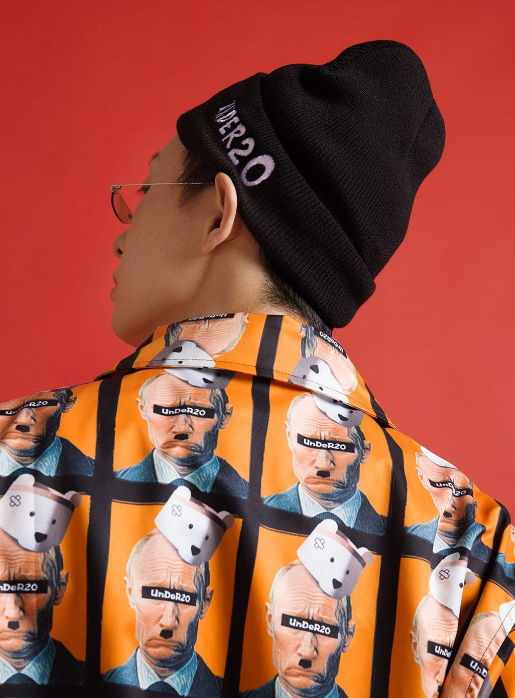 UNDER20 Paper Polar Bear Elder Coach Jacket-Jacket-XS-Free Shipping Leatheretro