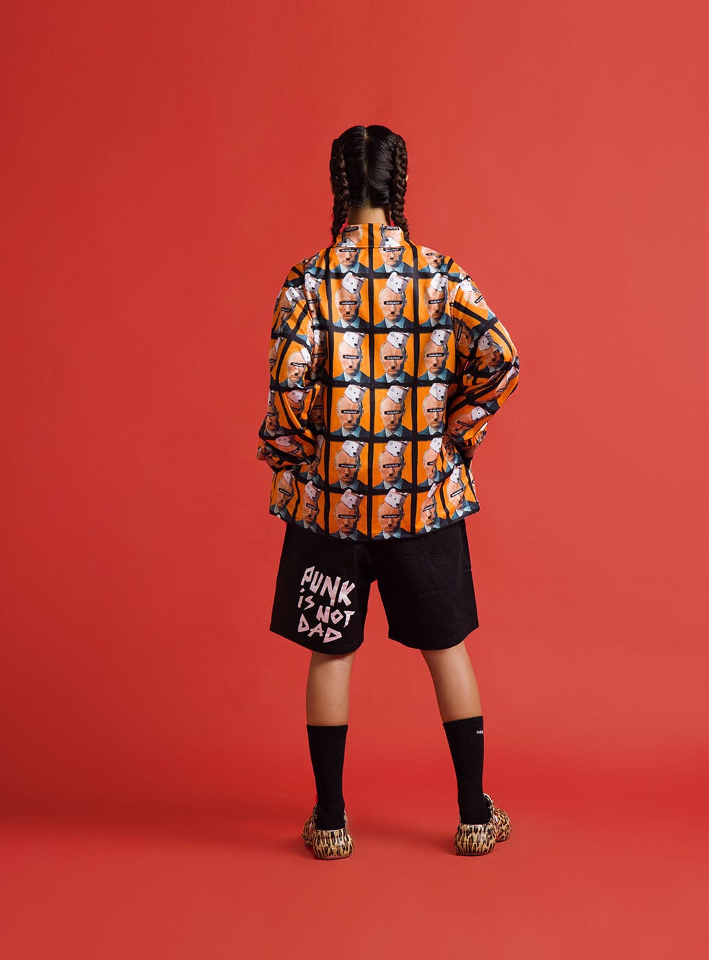 UNDER20 Paper Polar Bear Elder Coach Jacket-Jacket-XS-Free Shipping Leatheretro