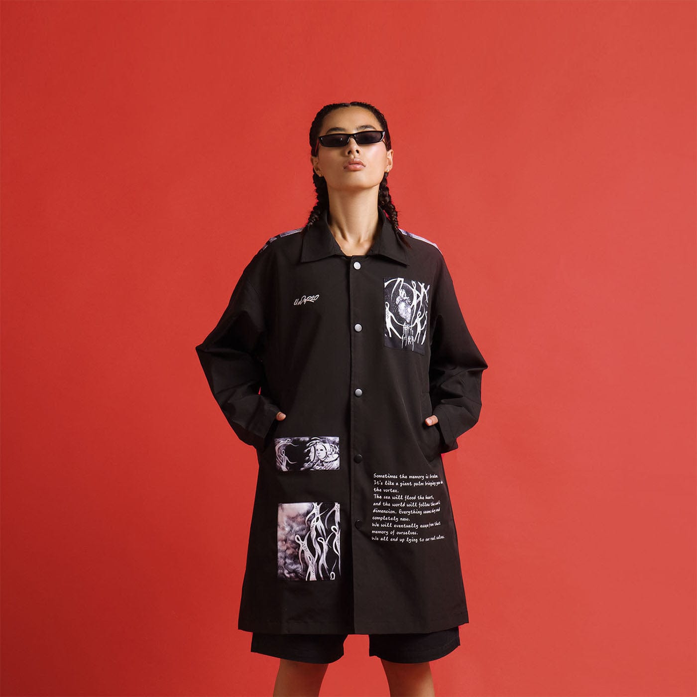 UNDER20 ¡Á MIN ZENG SOME MEMORIES OF DEATH Trench Coat-Jacket-XS-Army Green-Free Shipping Leatheretro