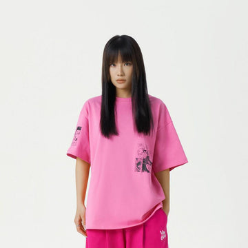 UNDER20 Lola Manga Tee (Only Size L Left)-T Shirt-S-Pink-Free Shipping Leatheretro