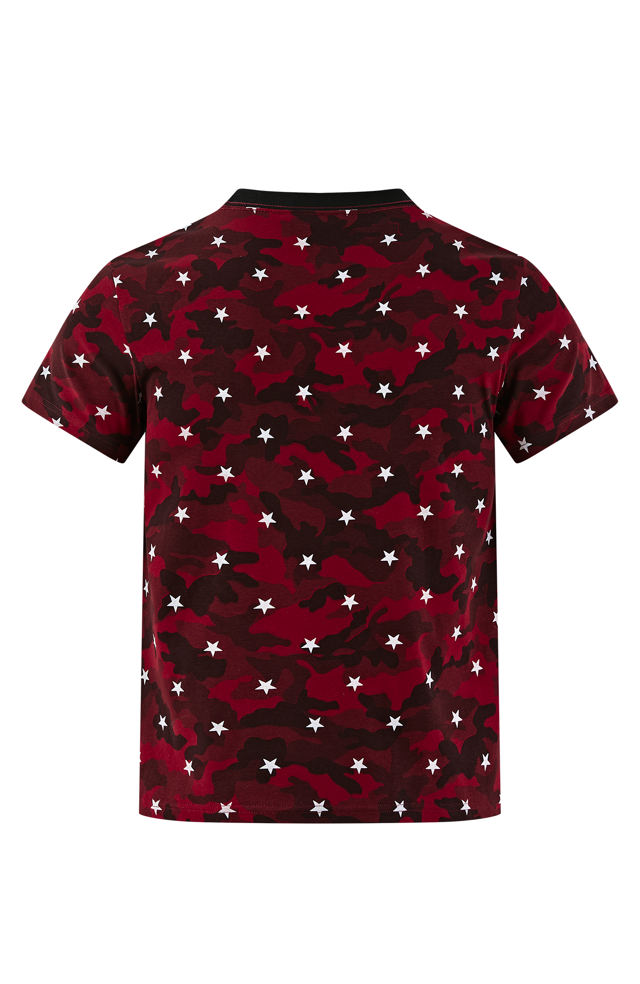 PASET Star Camo Cross Graphic Tee-T Shirt-S-Red-Free Shipping Leatheretro