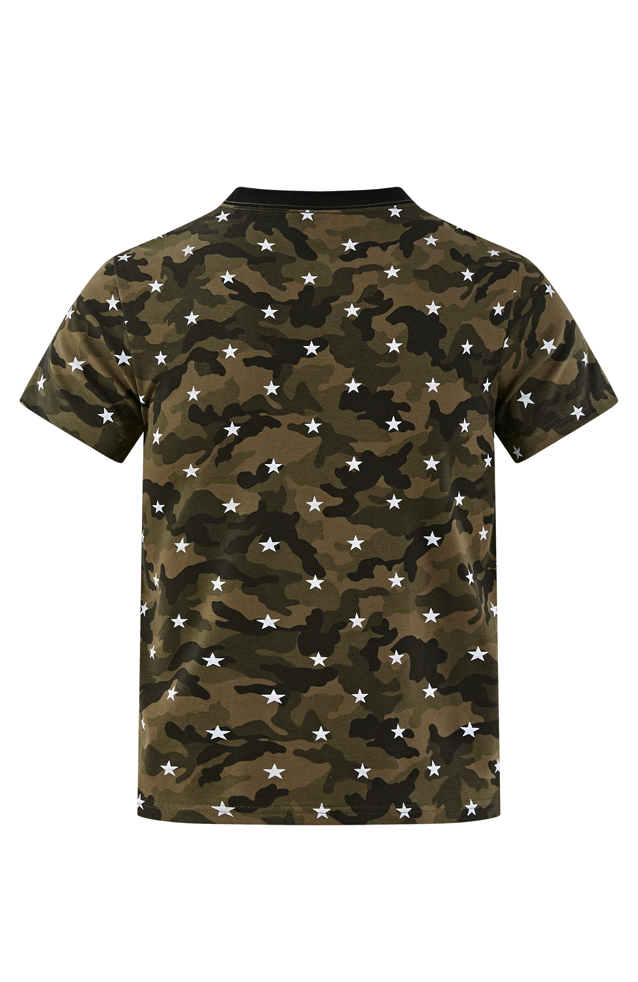 PASET Star Camo Cross Graphic Tee-T Shirt-S-Red-Free Shipping Leatheretro
