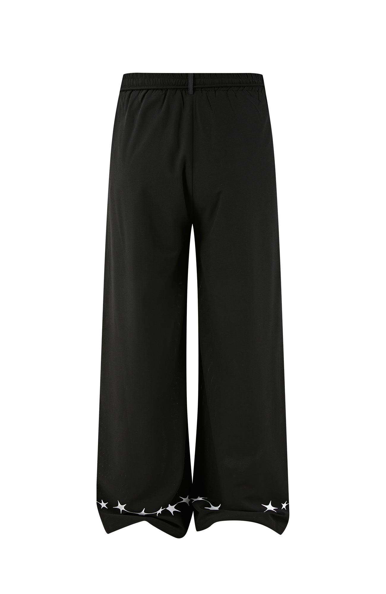 PASET Star Graphic Wide-Leg Pants-Pants-S / 26"-30"-White-Free Shipping Leatheretro