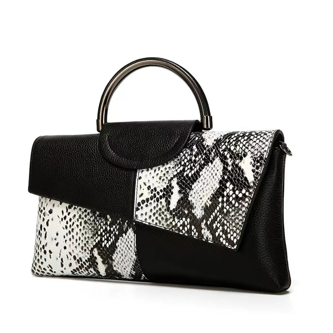 Large Capacity Crocodile Pattern Fashion Slouch Bag - New Style Party Handbag-Handbags-White-Free Shipping Leatheretro