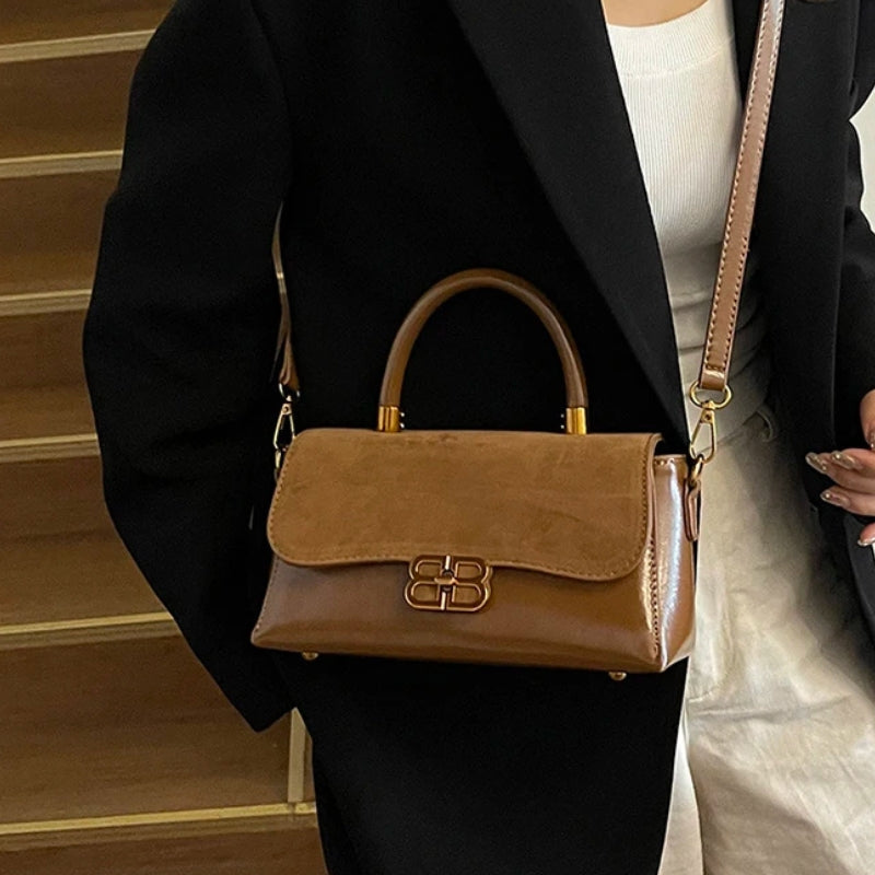 Elegant Temperament Minimalist Shoulder Bag - Lightweight Versatile Crossbody Bags-Shoulder Bag-Black-Free Shipping Leatheretro