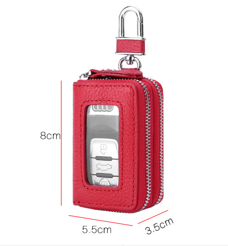 Fashion Double Zipper Leather Cases 9005-Leather Cases-White-Free Shipping Leatheretro