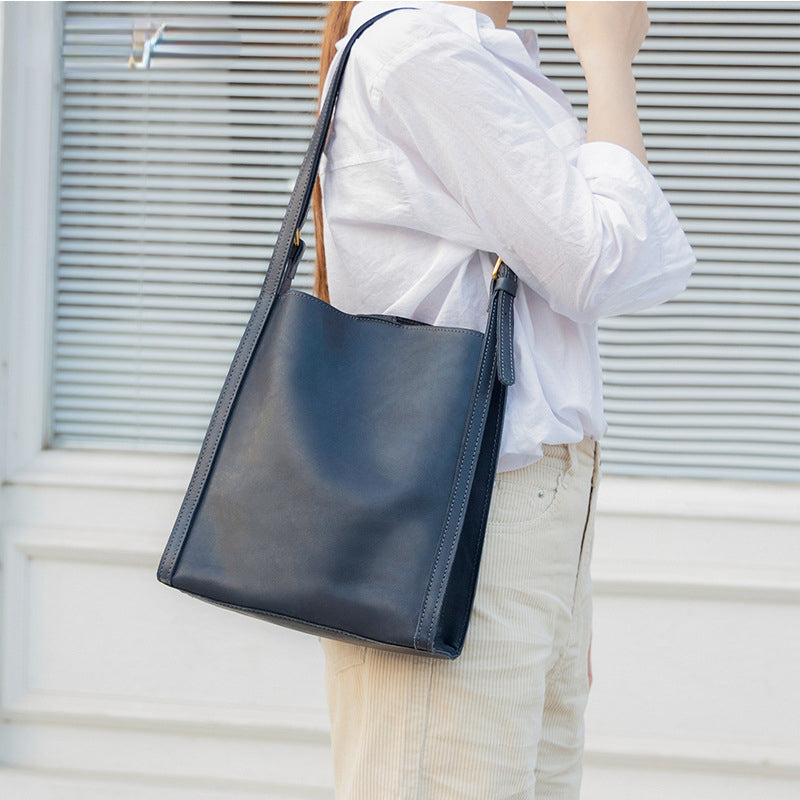 Vintage Large Storage Leather Tote Handbags 8906-Handbags-Brown-Free Shipping Leatheretro