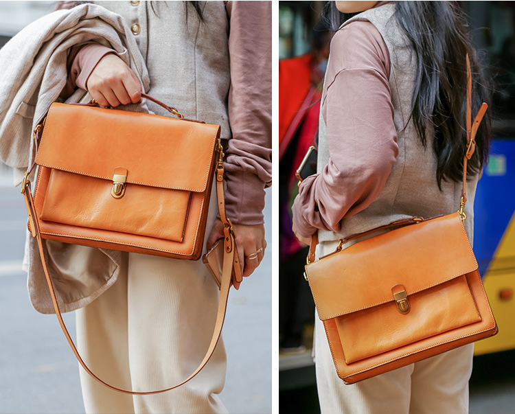 Vintage Women Handmade Leather Tote Handbag 8794-Leather Women Bags-Black-Free Shipping Leatheretro