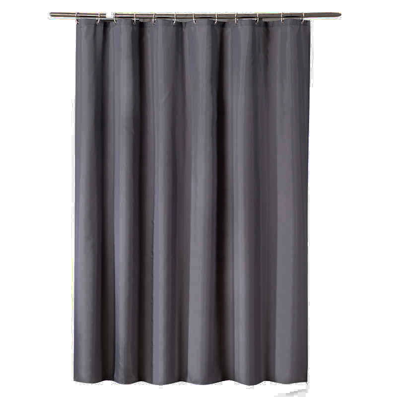 Waterproof Bathroom Gray Shower Curtain-Shower Curtains-180×180cm Shower Curtain Only-Free Shipping Leatheretro