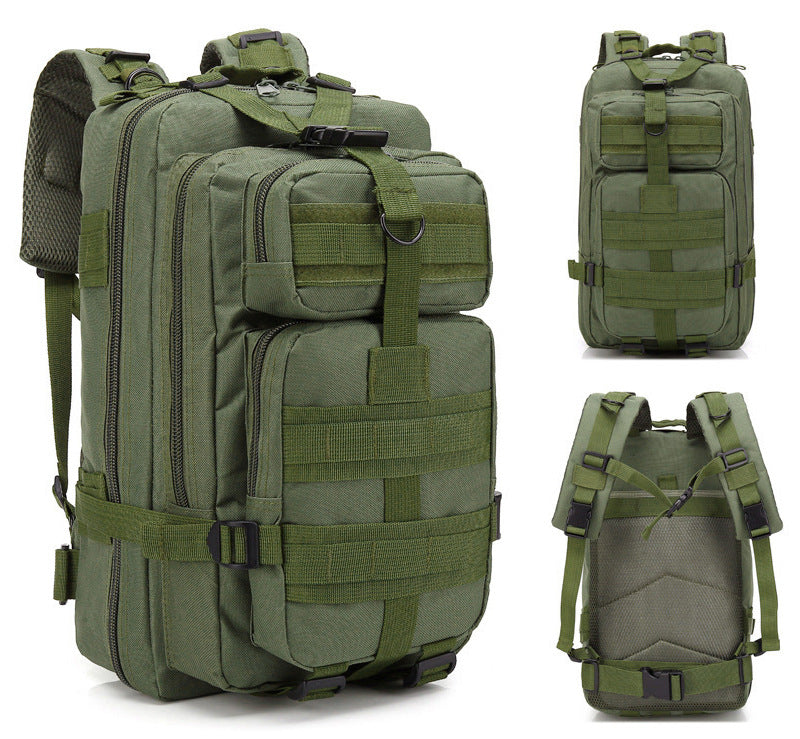 Men Large Storage Hiking Tacnic Backpack-Backpacks-Army Green-Free Shipping Leatheretro