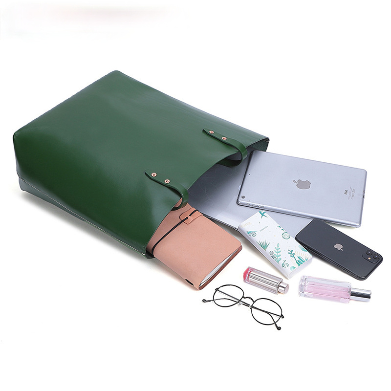 Women Luxury Large Storage Leather Tote Handbags W8754-Leather Women Bags-Brown-Free Shipping Leatheretro