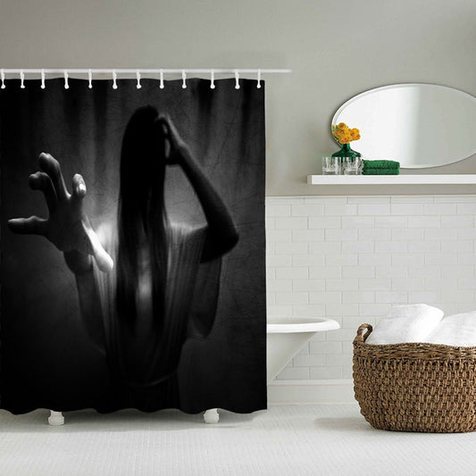Halloween Zombie Shower Curtain for Bathroom-Shower Curtains-180×180cm Shower Curtain Only-Free Shipping Leatheretro