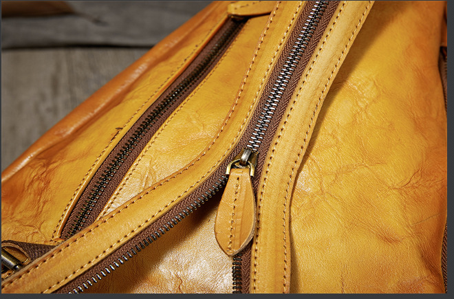 Handmade Cowhide Leather Backpack for Women D401-Leatehr Backpack-Gray-Free Shipping Leatheretro