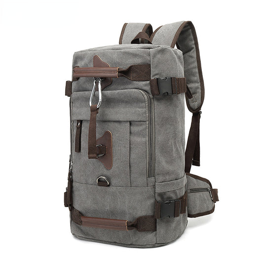 Multifunctional 3 In 1 Water Resistent Canvas Bags for Outdoor Y915-Backpacks-Gray-Free Shipping Leatheretro