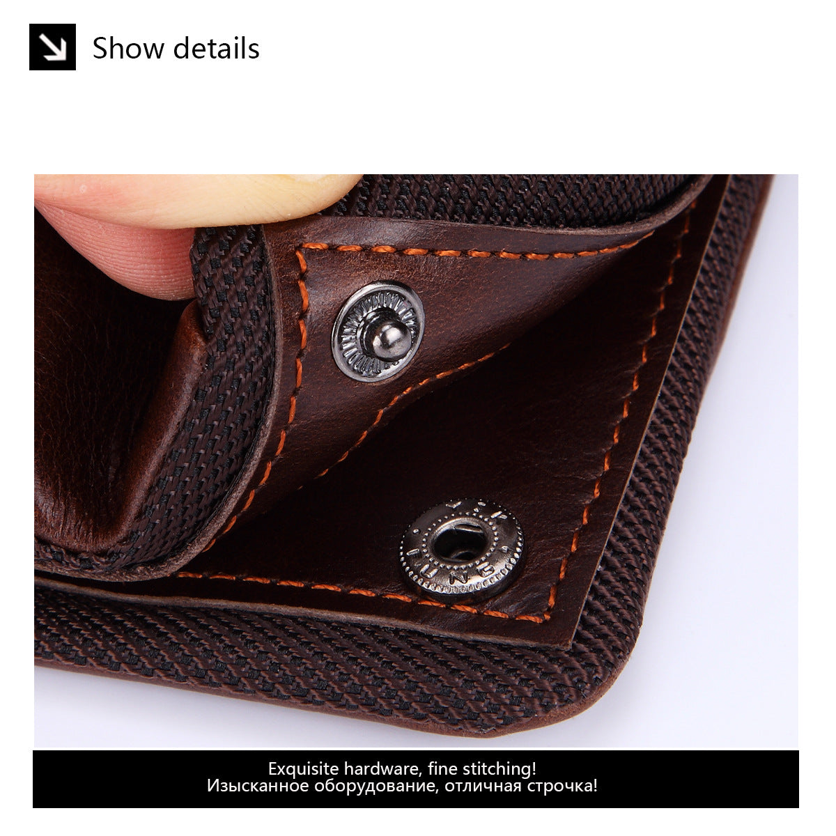 Vintage Business Leather Wallets&purse for Men 9029-Handbags, Wallets & Cases-Black-Free Shipping Leatheretro