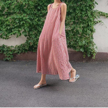 Sweet Sleeveless Summer Long Dresses-Dresses-The same as picture-S-Free Shipping Leatheretro