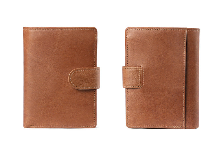 Retro Handmade Leather Large Storage Wallet J2063-Leather Wallets-Coffee-Free Shipping Leatheretro