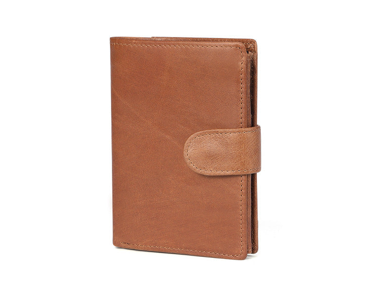 Retro Handmade Leather Large Storage Wallet J2063-Leather Wallets-Coffee-Free Shipping Leatheretro