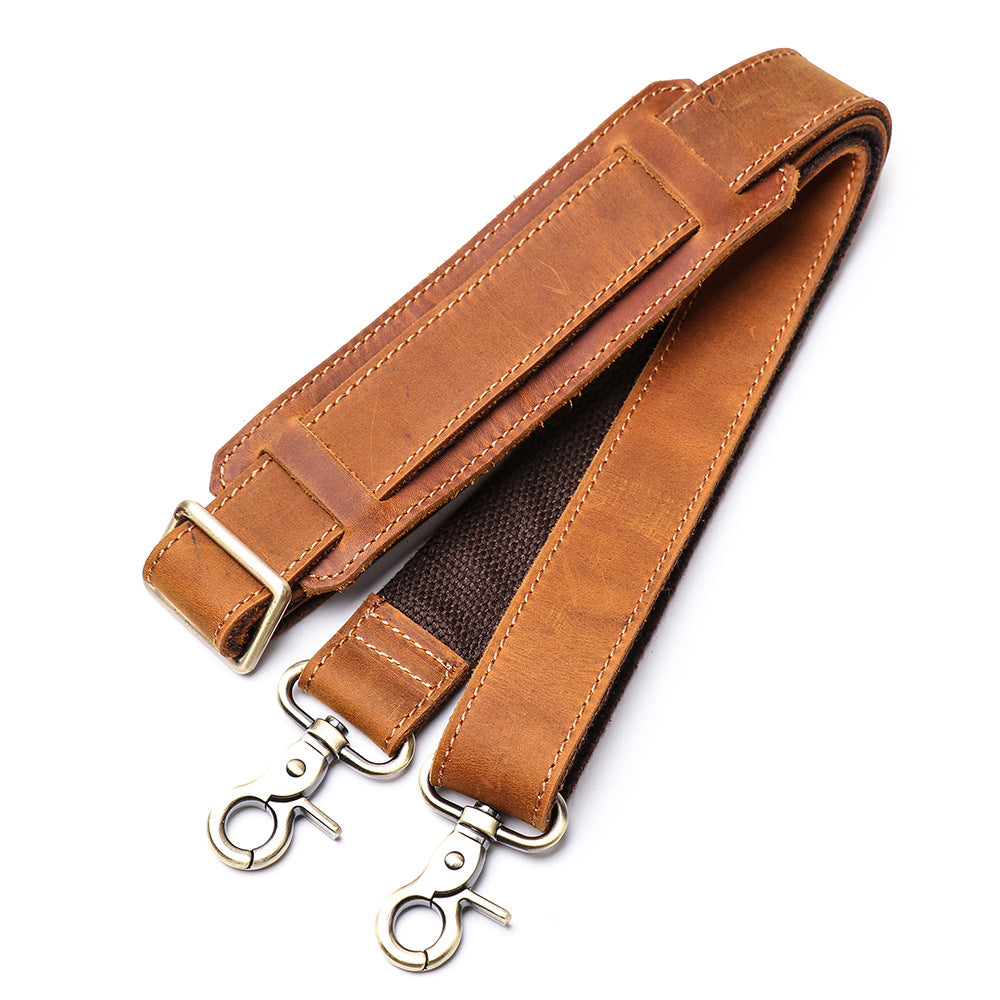 Retro Handmade Leather Briefcase Laptop Bag L9054-Leather Briefcase-Brown-Free Shipping Leatheretro