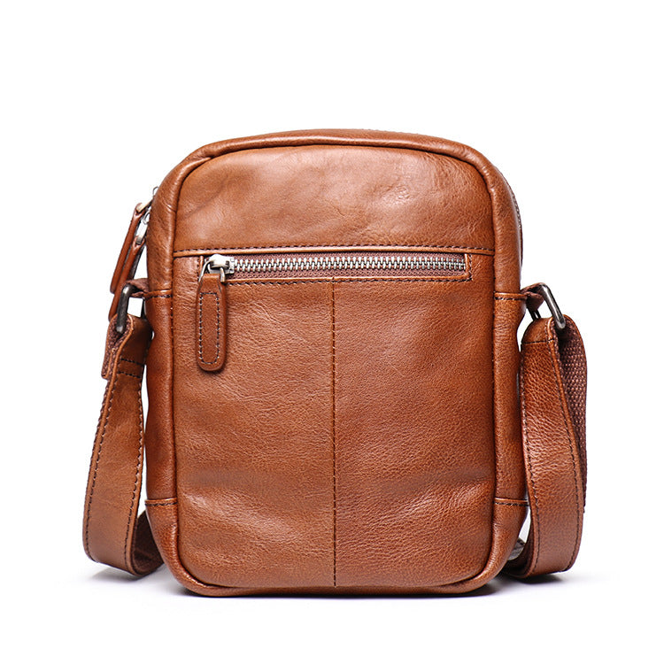 Small Handmade Leather Bags L9268-Black-Free Shipping Leatheretro
