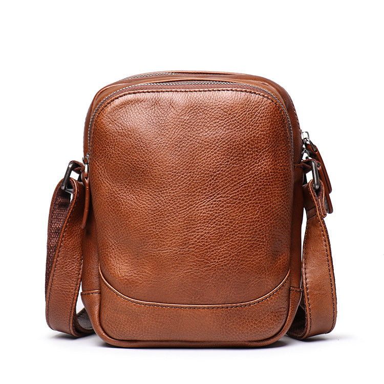Small Handmade Leather Bags L9268-Brown-Free Shipping Leatheretro