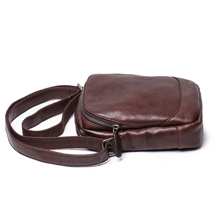 Small Handmade Leather Bags L9268-Black-Free Shipping Leatheretro