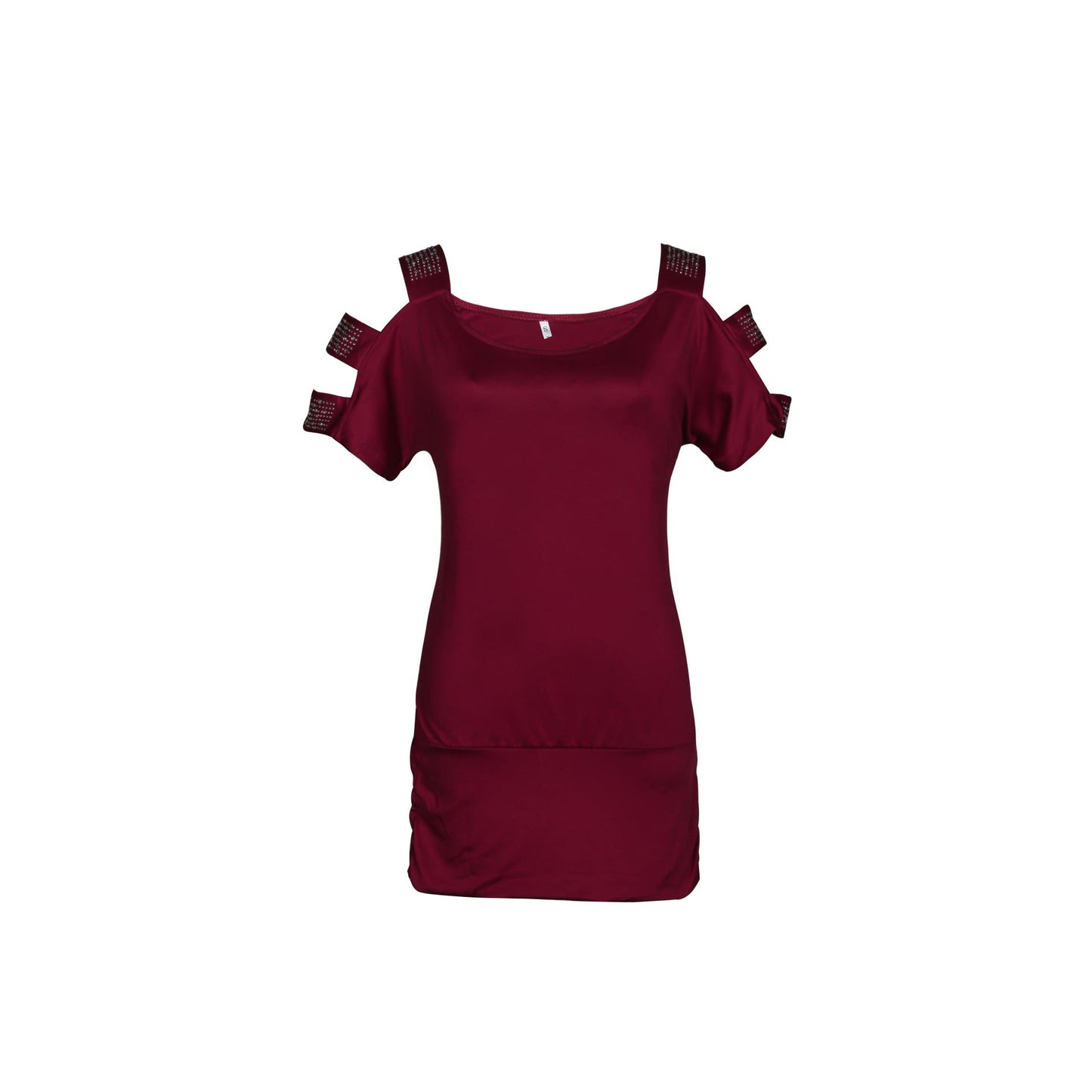Casual Off The Shoulder Sexy Mini Dresses-Dresses-Wine Red-S-Free Shipping Leatheretro