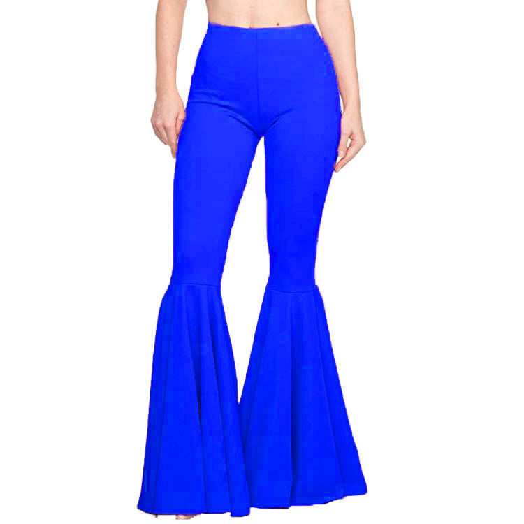 Sexy High Waist Mermaid Trumpet Women Pants-Pants-Blue-XS-Free Shipping Leatheretro