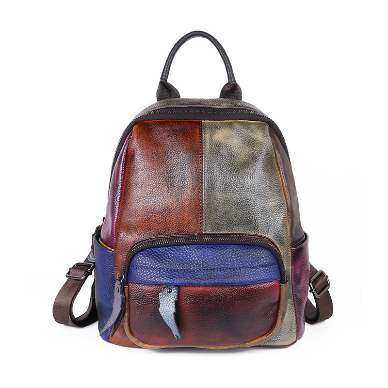 Handmade Leather Backpack for Women-Leatehr Backpack-Style1-Free Shipping Leatheretro