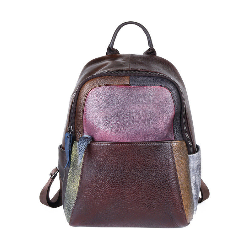 New Vintage Rubbing Leather Backpack for Women C305-Leather Backpack for Women-C305-1-Free Shipping Leatheretro