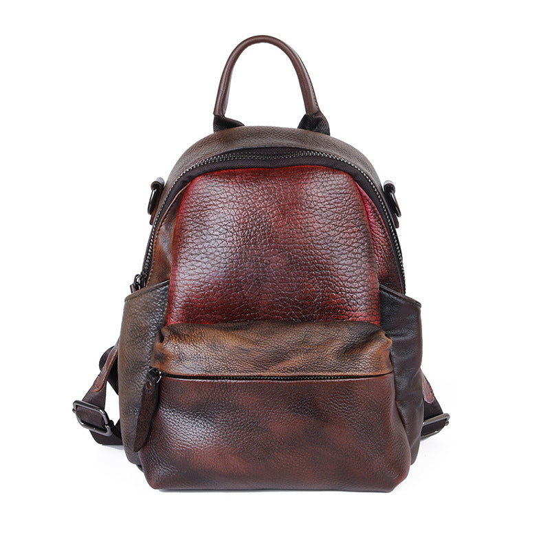 Handmade Leather Backpack for Women-Leatehr Backpack-Style1-Free Shipping Leatheretro