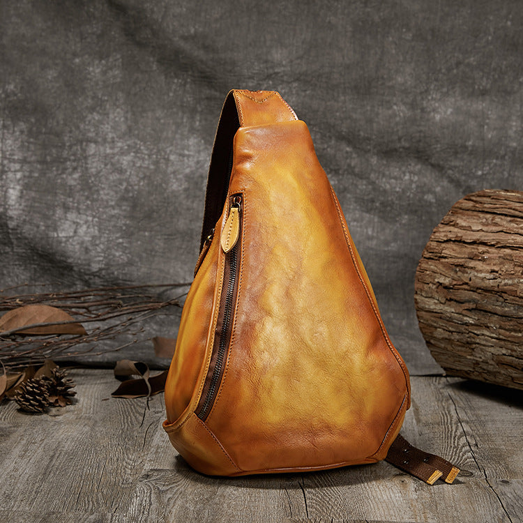 Handmade Cowhide Leather Backpack for Women D401-Leatehr Backpack-Gray-Free Shipping Leatheretro