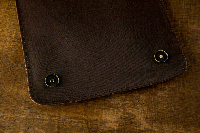 Handmade Small Leather Crossbody Bags-Leather Bags-Brown-Free Shipping Leatheretro