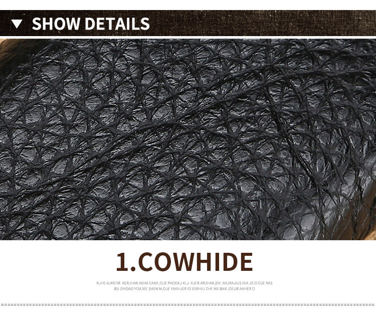 Vintage Waterproof Cowhide Leather Car Key Case-Leather Car Key Cases-Black-Free Shipping Leatheretro