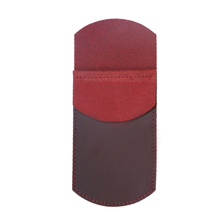 Vintage Cowhide Leather Pen Cases T16-Leather Cases-Black-Free Shipping Leatheretro