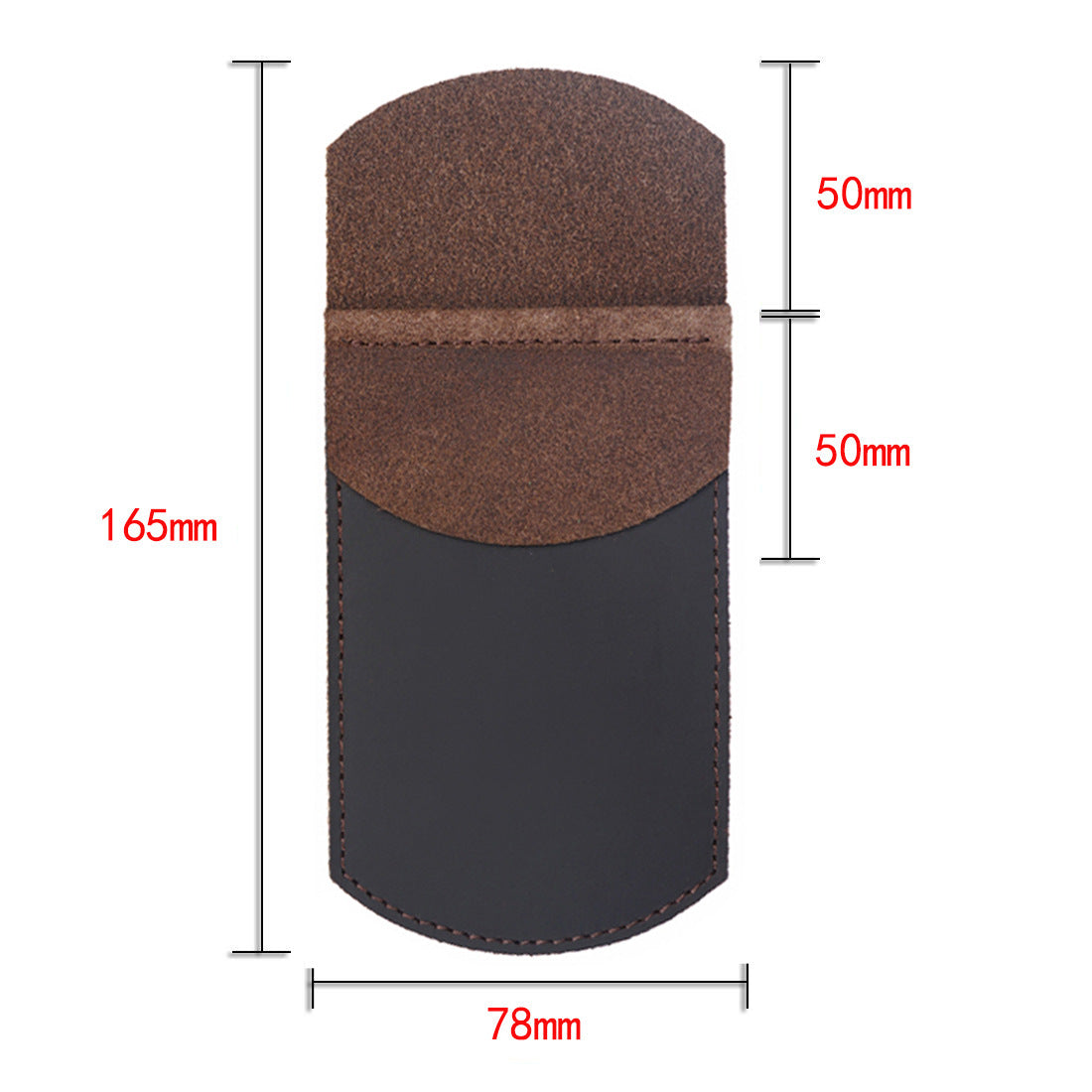 Vintage Cowhide Leather Pen Cases T16-Leather Cases-Black-Free Shipping Leatheretro