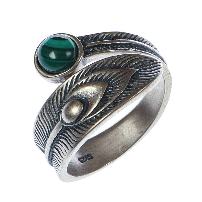 Vintage Peacock Design Open-end Rings for Women-Rings-The same as picture-Free Shipping Leatheretro