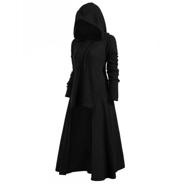 Casual Plus Sizes Hoodies Coats for Women-Outerwear-Black-S-Free Shipping Leatheretro