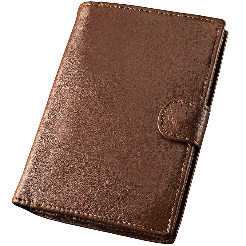 Handmade Large Storage Leisure Leather Wallet-Leather Wallet-Brown-Free Shipping Leatheretro