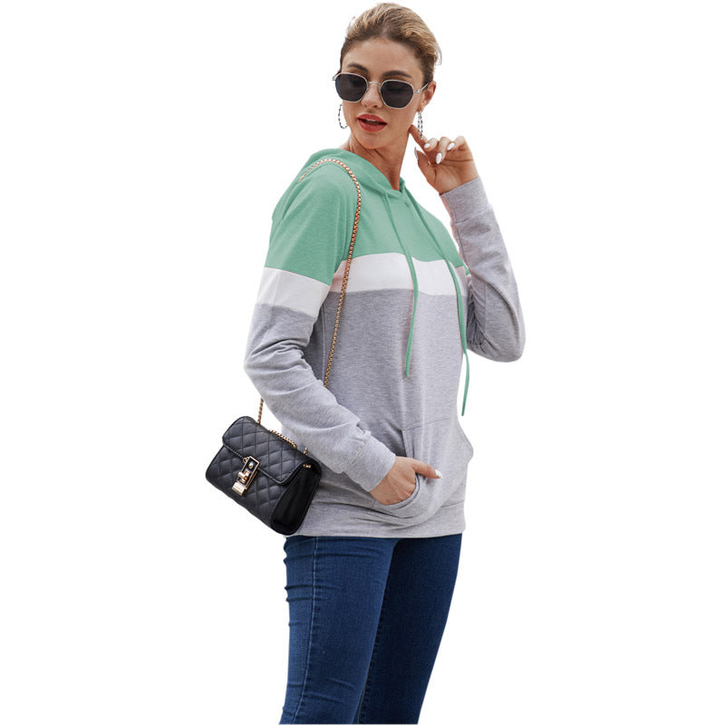 Fall Women Top Hoodies-Shirts & Tops-Blue-S-Free Shipping Leatheretro