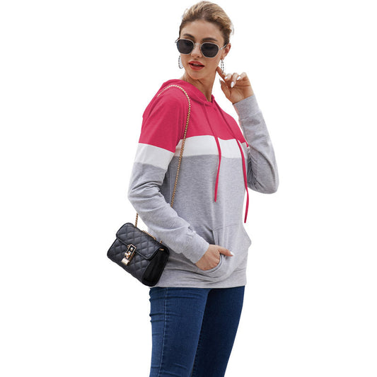 Fall Women Top Hoodies-Shirts & Tops-Rose Red-S-Free Shipping Leatheretro