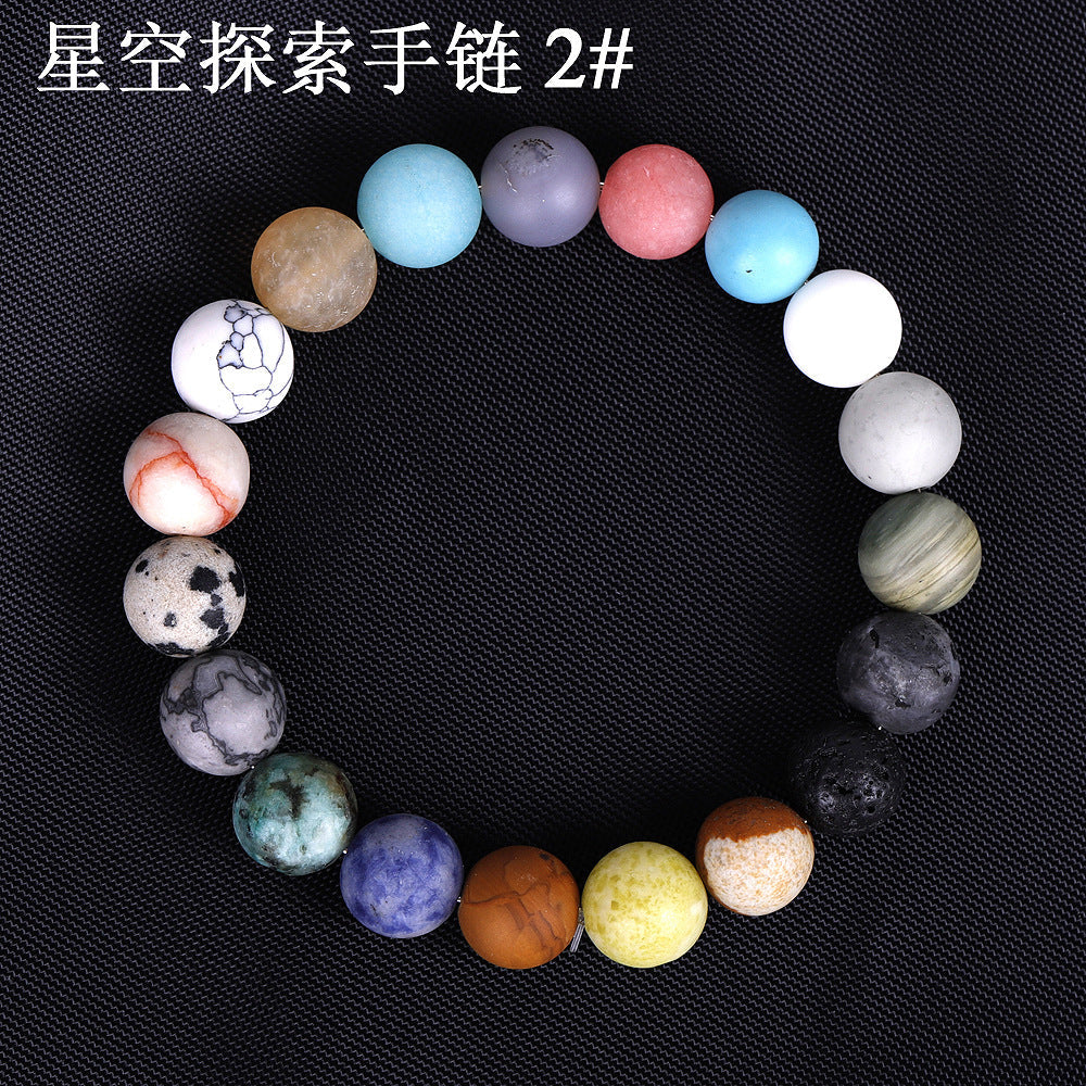 Solar System Sky String Beads Women Bracelets-Bracelets-2#-Free Shipping Leatheretro