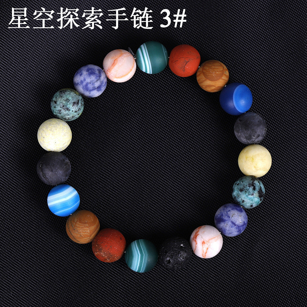 Solar System Sky String Beads Women Bracelets-Bracelets-3#-Free Shipping Leatheretro