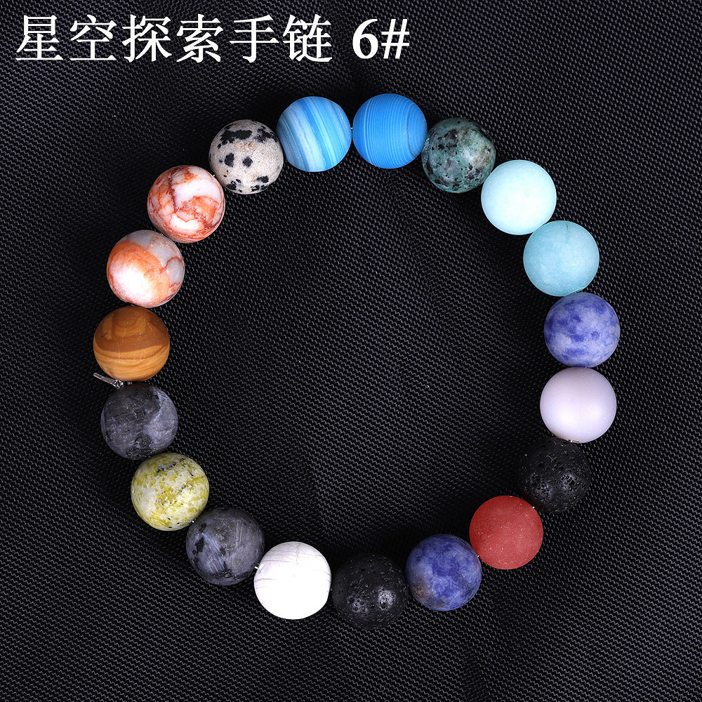 Solar System Sky String Beads Women Bracelets-Bracelets-6#-Free Shipping Leatheretro